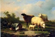 unknow artist Sheep 154 oil on canvas